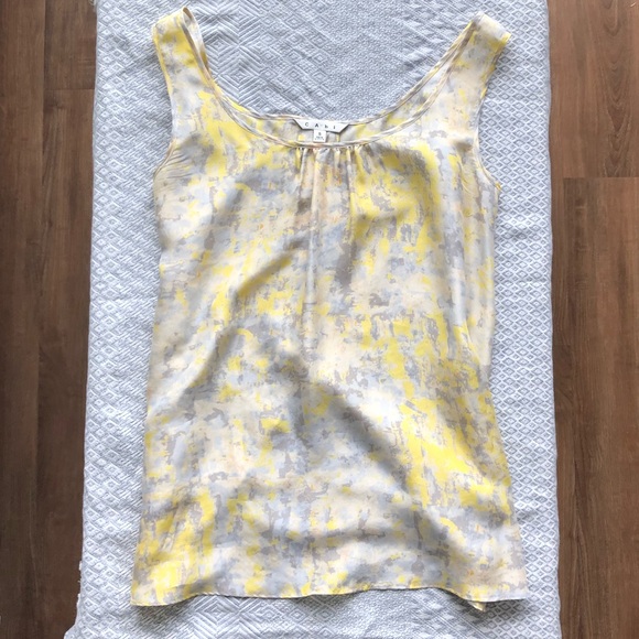 Like new CAbi silk top button up back - Picture 3 of 7